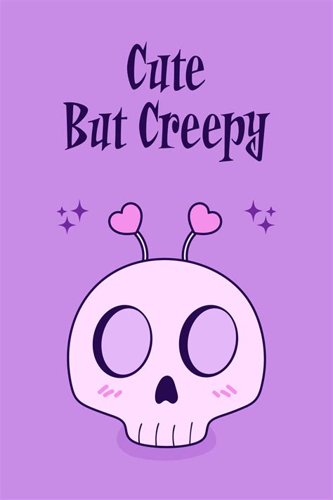 Cute but creepy. Alternative Valentine card. Horror clipart. Spooky ...