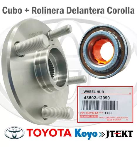 Cubo Y Rolinera Delantera Toyota Corolla Araya Baby Pantalla MercadoLibre