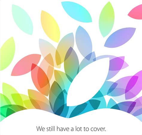 Apple Sends Out Invites For October Ipad Event We Still Have A Lot