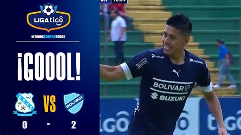 17 Gol de Bolívar Espectacular disparo de Ramiro Vaca de tiro libre