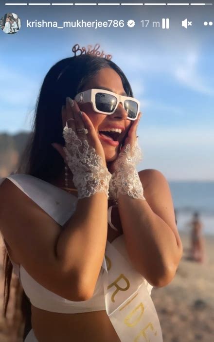 Krishna Mukherjee Shares Unseen Video From Bachelorette Dons Bikini As