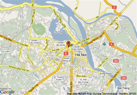 Hanoi Map and Hanoi Satellite Images