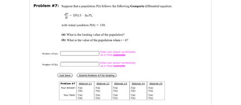 Solved Problem 7 Suppose That A Population P 1 Follows