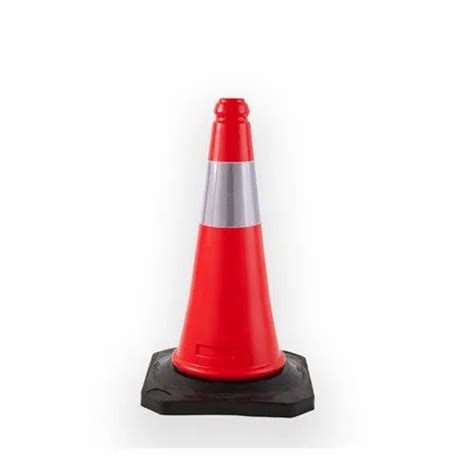 Red White Ldpe Flexible Traffic Cone For Road Safety At Rs In