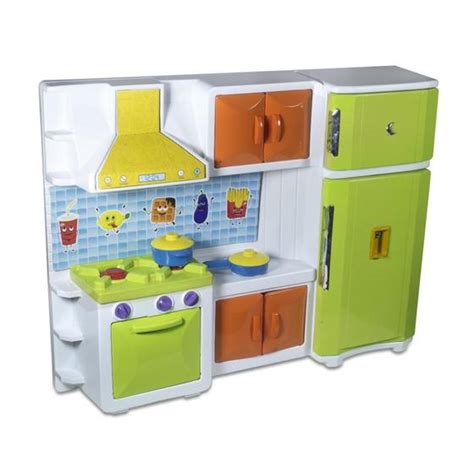 Cozinha Infantil Grande Completa Maxi House Fogao Geladeira E