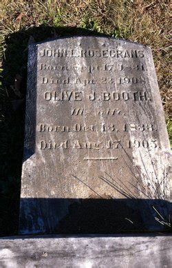 Olive Jane Booth Rosecrans 1833 1905 Find A Grave Memorial