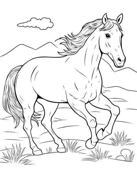 50 Horse Coloring Pages Free Printable Sheets Horse Coloring Books