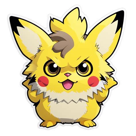 I Made An Ai Sticker Of Pikachu Furby