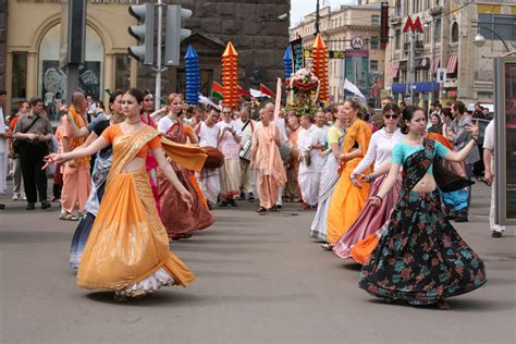 File Russian Hare Krishna Devotees On Harinam  Wikimedia Commons