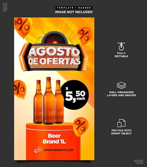 Template Para Social Media Psd Agosto Varejo Oferece Promo O De