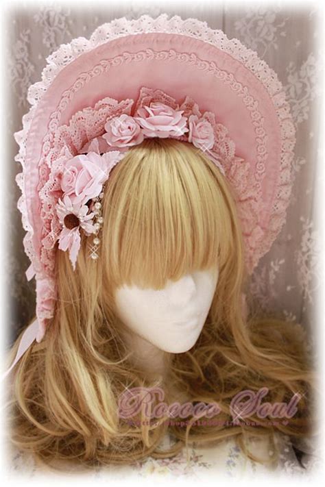 Pink Bonnet Cute Lolita Lolita Dress Doll Clothes Lolita Style