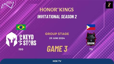 Match Vks Vs Boom Honor Of Kings Invitational Season Group