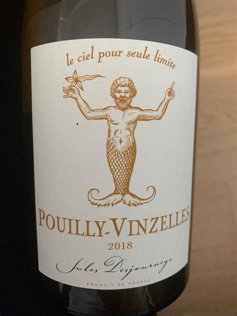 2018 Jules Desjourneys Pouilly Vinzelles Les Longeays France Burgundy