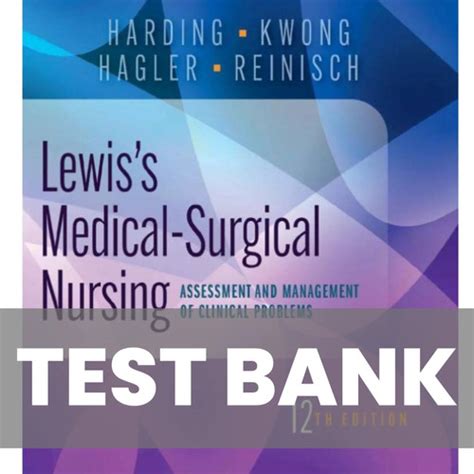 Lewis S Medical Surgical Nursing Th Edition Test Bank Nursingexambank