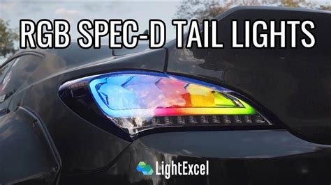 Rgb Genesis Coupe Spec D Tail Lights Showcase Lightexcel Youtube