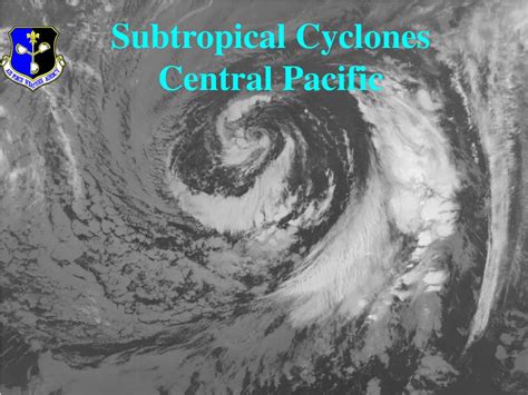 PPT - Cloud Patterns in Subtropical Cyclones / Hybrid Systems ...