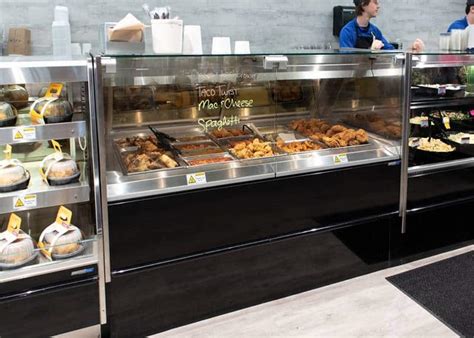 SMD H Single Deck Service Hot Food Display Case Hillphoenix