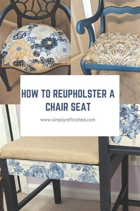 How To Reupholster A Chair Seat Simple Step By Step Tutorial Chalkpaint Furn 1000