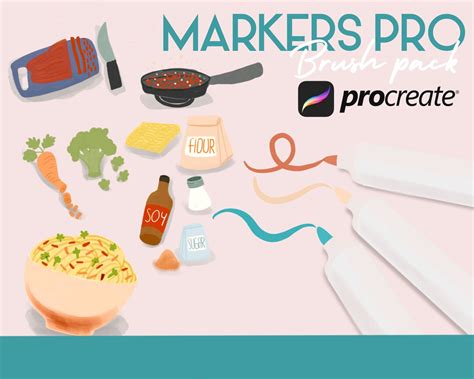 Alcohol Marker Pro Pack Brushes For Procreate Copic Promarker Copicat