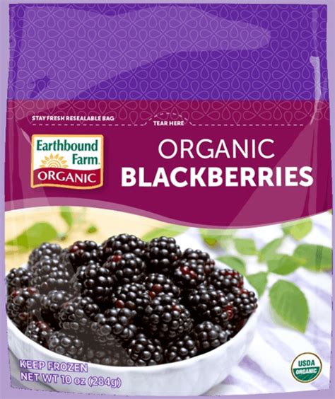 Earthbound Farm Frozen Organic Blackberries 1Source