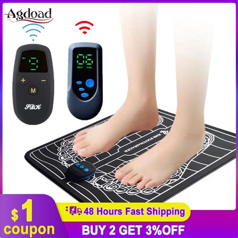 Jual Preorder Electric Ems Foot Massager Mat Pulse Acupuncture Foot Massage Pad Machine Ankles