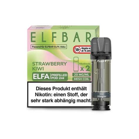 Elf Bar — Elfa Pod Strawberry Kiwi Kaufen Tabak Market