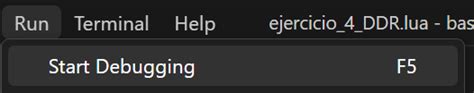 Lua Como Ejecutar Y Depurar En Visual Studio Code