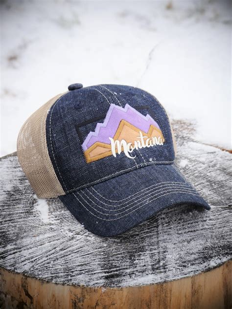 Montana Hat Montana Trucker Hat Montana Apparel 406 Etsy