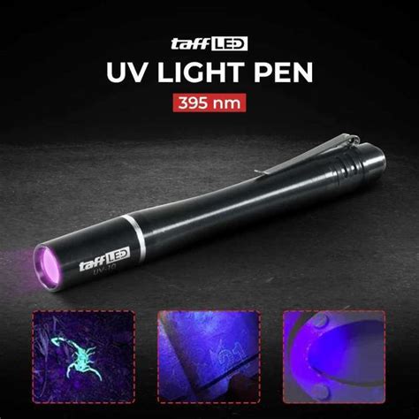 Jual Ultraviolet Uv Light Pen Mini Senter Led 395nm Uv 10 Lampu Terang