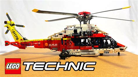 LEGO Technic Airbus H175 Helicopter Builds Itself Set 42145 Stop