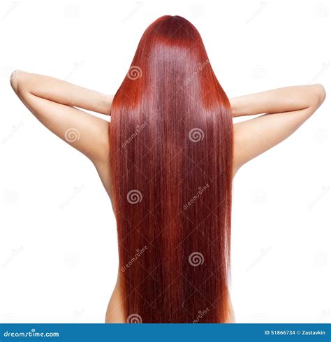 Nude Woman With Long Red Hair Stock Photo Image Of Nude Portrait