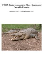 Wildlife Trade Management Plan Queensland Crocodile Farming DCCEEW