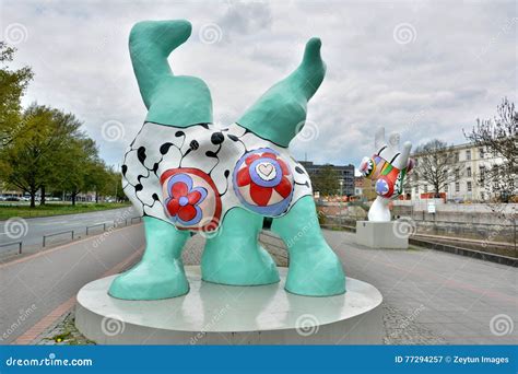 Nana Sculptures Of The Artist Niki De Saint Phalle In Hanover Germany