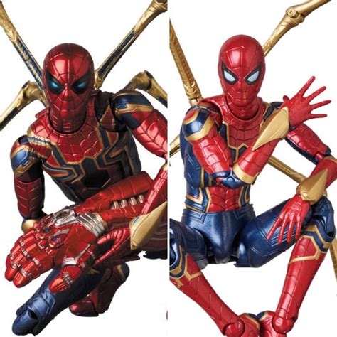 MAFEX Avengers Endgame Iron Spider Figure Nano Gauntlet Photos