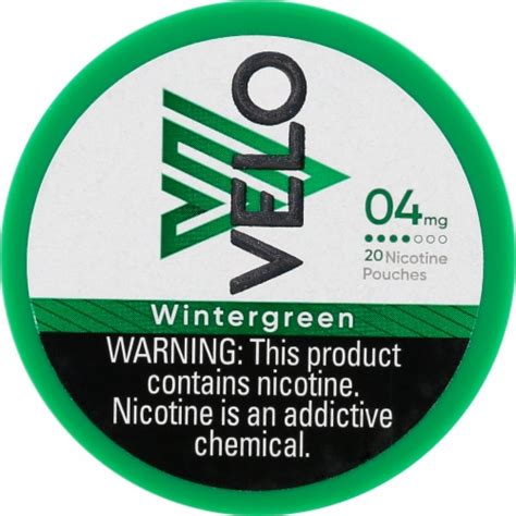 Velo Nicotine Pouches - Wintergreen, 20 ct - Fred Meyer