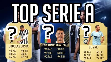 Fifa Top Giocatori Pi Forti Della Serie A Youtube