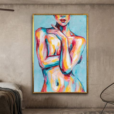 Sexy Naked Woman Poster Etsy