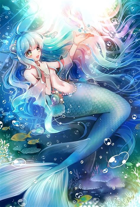 Pin by Miriam burrone on Anime Mermaid | Anime mermaid, Mermaid anime ...