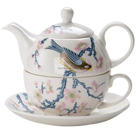 A Tea For One Set Is A Cup With Saucer And Teapot In One And Will Brew