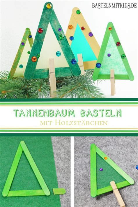 Tannenbaum Tinker With Wooden Sticks Quick And Easy Beautiful