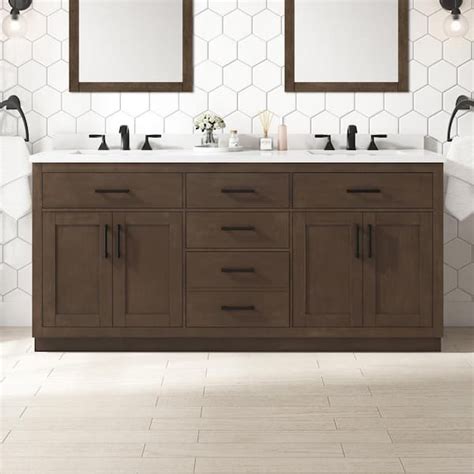 Ove Decors Bailey In W X In D X In H Double Sink Bath