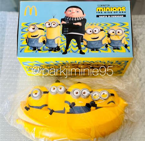 Ready Stock Official McD Minions Carrier Brand New Hobbies Toys