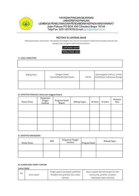 Template Laporan Akhir Hibah Penelitian Terapan Docx