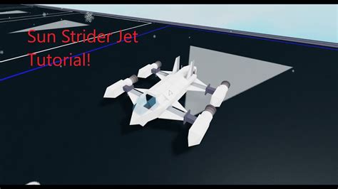 Plane Crazy Roblox Sky Strider Jet [tutorial] Youtube