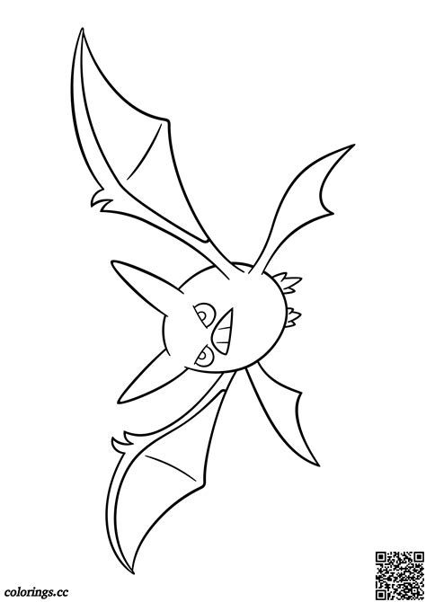 Crobat Coloring Pages Free Pokemon Coloring Pages Printables