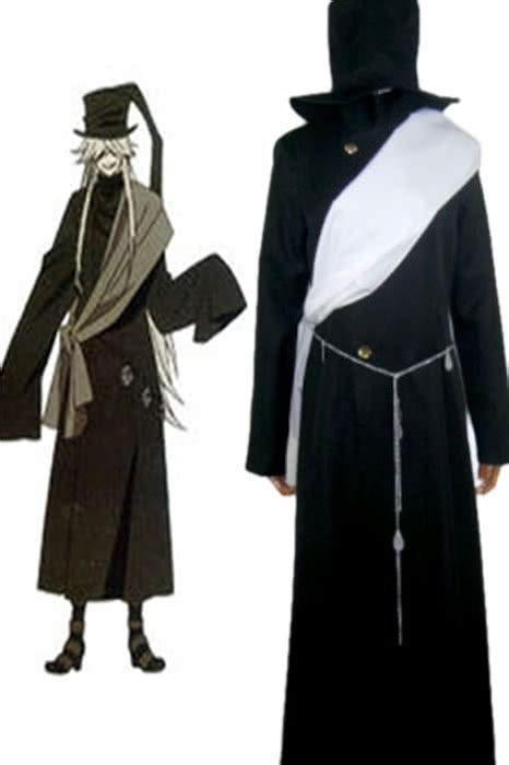 Black Butler Kuroshitsuji Grim Reapers Undertaker Uniform Cosplay