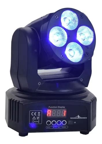 Luces Cabeza Movil Dmx Robotica Led Wash Rgbw Luz Dj Disco