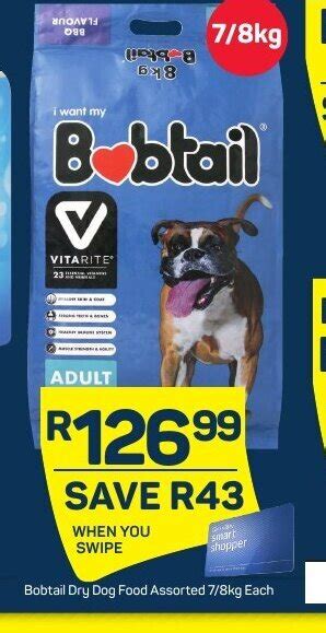 Bobtail Dry Dog Food Assorted 78kg Offer At Pick N Pay