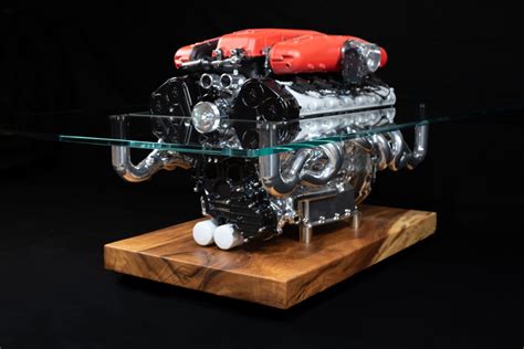 Stolik Kawowy Z Silnika V Ferrari Scaglietti Engine Table Orzesze