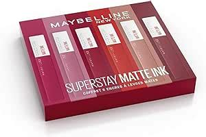 Maybelline New York Coffret Exclusif de 6 Rouges à Lèvres Liquides